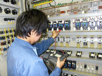 オペレーション(制御盤点検) オペレーション(制御盤点検)