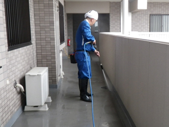 床清掃